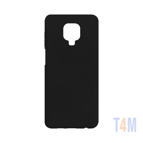 Capa de Silicone Macio para Xiaomi Redmi Note 9s/Note 9 Pro Preto